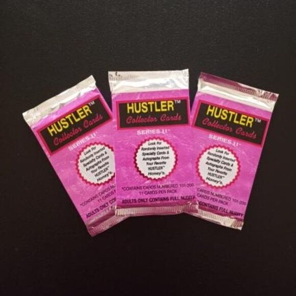 Vintage Hustler Magazine 1993 Collector Trading Cards Series II Lot of 3 Packs - Picture 4 of 5